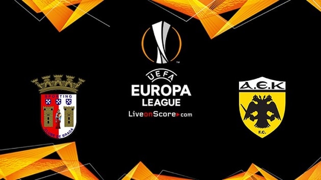 Soi kèo nhà cái tỉ số Braga vs AEK Athens FC, 23/10/2020 - Cúp C2 Châu Âu